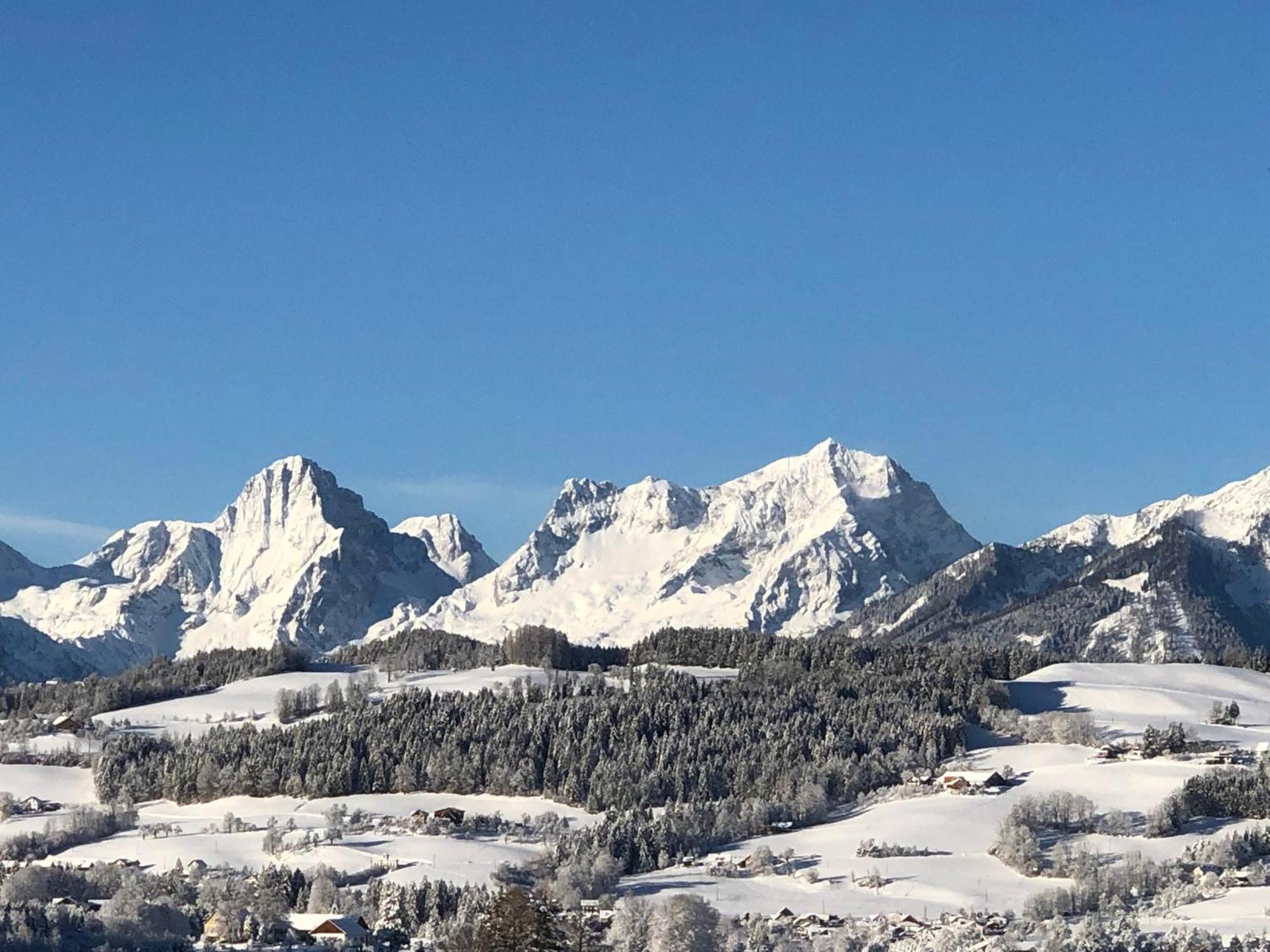 Ferienwohnung Pyhrgasblick Rosenau am Hengstpass Bagian luar foto
